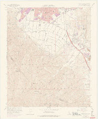 Corona South California Historical topographic map, 1:24000 scale, 7.5 X 7.5 Minute, Year 1967
