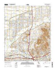 Corona North California Current topographic map, 1:24000 scale, 7.5 X 7.5 Minute, Year 2015
