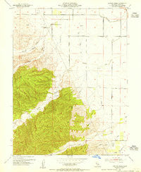 Cortina Creek California Historical topographic map, 1:24000 scale, 7.5 X 7.5 Minute, Year 1953