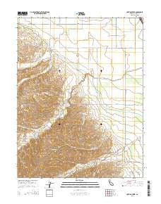 Cortina Creek California Current topographic map, 1:24000 scale, 7.5 X 7.5 Minute, Year 2015
