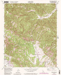 Cosio Knob California Historical topographic map, 1:24000 scale, 7.5 X 7.5 Minute, Year 1949
