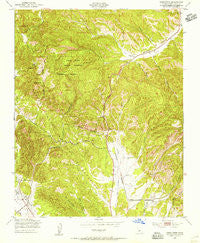 Cosio Knob California Historical topographic map, 1:24000 scale, 7.5 X 7.5 Minute, Year 1949
