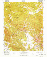 Cosio Knob California Historical topographic map, 1:24000 scale, 7.5 X 7.5 Minute, Year 1949