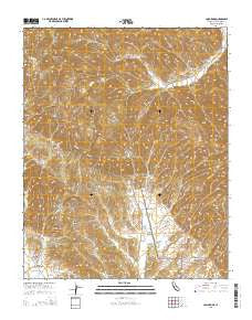 Cosio Knob California Current topographic map, 1:24000 scale, 7.5 X 7.5 Minute, Year 2015
