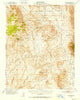 Coso Peak California Historical topographic map, 1:62500 scale, 15 X 15 Minute, Year 1951