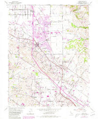Cotati California Historical topographic map, 1:24000 scale, 7.5 X 7.5 Minute, Year 1954