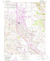 Cotati California Historical topographic map, 1:24000 scale, 7.5 X 7.5 Minute, Year 1954