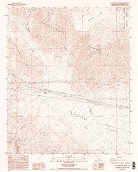 Cottonwood Basin California Historical topographic map, 1:24000 scale, 7.5 X 7.5 Minute, Year 1988