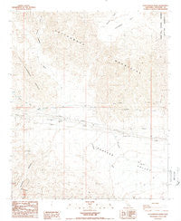 Cottonwood Basin California Historical topographic map, 1:24000 scale, 7.5 X 7.5 Minute, Year 1988