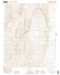 Cottonwood Canyon California Historical topographic map, 1:24000 scale, 7.5 X 7.5 Minute, Year 1987