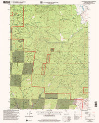 Cottonwood Peak California Historical topographic map, 1:24000 scale, 7.5 X 7.5 Minute, Year 2001