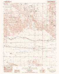 Cottonwood Spring California Historical topographic map, 1:24000 scale, 7.5 X 7.5 Minute, Year 1988