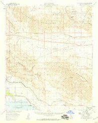 Cottonwood Spring California Historical topographic map, 1:62500 scale, 15 X 15 Minute, Year 1958
