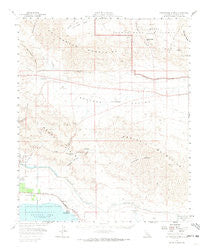 Cottonwood Spring California Historical topographic map, 1:62500 scale, 15 X 15 Minute, Year 1958