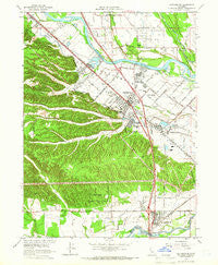 Cottonwood California Historical topographic map, 1:24000 scale, 7.5 X 7.5 Minute, Year 1965