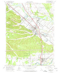 Cottonwood California Historical topographic map, 1:24000 scale, 7.5 X 7.5 Minute, Year 1965