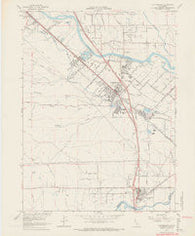 Cottonwood California Historical topographic map, 1:24000 scale, 7.5 X 7.5 Minute, Year 1965