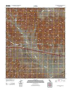 Cottonwood Basin California Historical topographic map, 1:24000 scale, 7.5 X 7.5 Minute, Year 2012