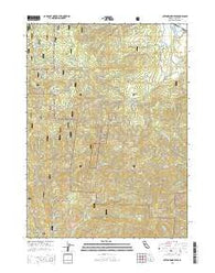 Cottonwood Peak California Current topographic map, 1:24000 scale, 7.5 X 7.5 Minute, Year 2015