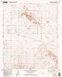 Cougar Buttes California Historical topographic map, 1:24000 scale, 7.5 X 7.5 Minute, Year 1971