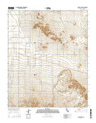 Cougar Buttes California Current topographic map, 1:24000 scale, 7.5 X 7.5 Minute, Year 2015