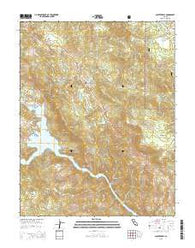 Coulterville California Current topographic map, 1:24000 scale, 7.5 X 7.5 Minute, Year 2015