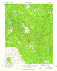 Coulterville California Historical topographic map, 1:62500 scale, 15 X 15 Minute, Year 1947