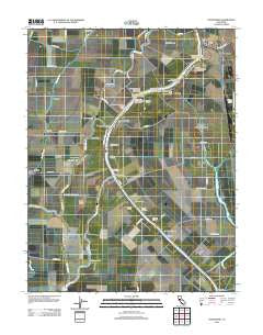 Courtland California Historical topographic map, 1:24000 scale, 7.5 X 7.5 Minute, Year 2012