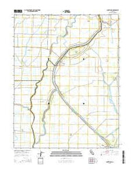 Courtland California Current topographic map, 1:24000 scale, 7.5 X 7.5 Minute, Year 2015
