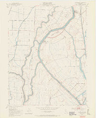 Courtland California Historical topographic map, 1:24000 scale, 7.5 X 7.5 Minute, Year 1952
