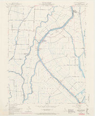 Courtland California Historical topographic map, 1:24000 scale, 7.5 X 7.5 Minute, Year 1952