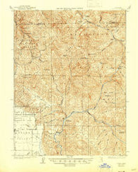 Covelo California Historical topographic map, 1:62500 scale, 15 X 15 Minute, Year 1926