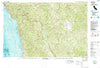 Covelo California Historical topographic map, 1:100000 scale, 30 X 60 Minute, Year 1981