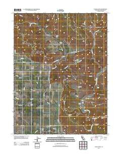 Covelo East California Historical topographic map, 1:24000 scale, 7.5 X 7.5 Minute, Year 2012