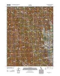 Covelo West California Historical topographic map, 1:24000 scale, 7.5 X 7.5 Minute, Year 2012