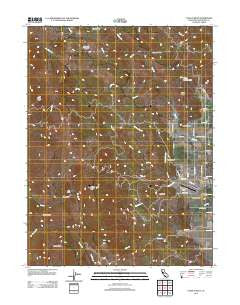 Covelo West California Historical topographic map, 1:24000 scale, 7.5 X 7.5 Minute, Year 2012
