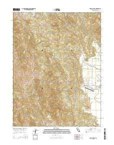 Covelo West California Current topographic map, 1:24000 scale, 7.5 X 7.5 Minute, Year 2015