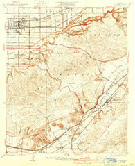 Covina California Historical topographic map, 1:24000 scale, 7.5 X 7.5 Minute, Year 1927