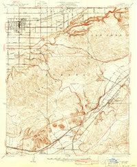 Covina California Historical topographic map, 1:24000 scale, 7.5 X 7.5 Minute, Year 1927