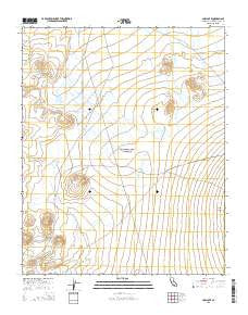 Cow Cove California Current topographic map, 1:24000 scale, 7.5 X 7.5 Minute, Year 2015