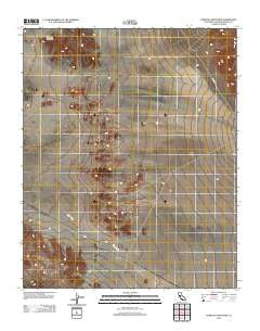 Cowhole Mountain California Historical topographic map, 1:24000 scale, 7.5 X 7.5 Minute, Year 2012