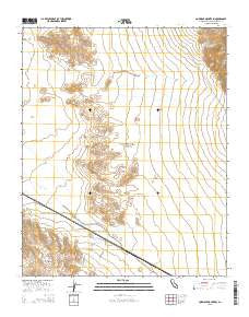 Cowhole Mountain California Current topographic map, 1:24000 scale, 7.5 X 7.5 Minute, Year 2015
