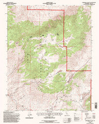 Cowhorn Valley California Historical topographic map, 1:24000 scale, 7.5 X 7.5 Minute, Year 1994