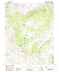 Cowhorn Valley California Historical topographic map, 1:24000 scale, 7.5 X 7.5 Minute, Year 1987