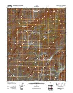 Cowhorn Valley California Historical topographic map, 1:24000 scale, 7.5 X 7.5 Minute, Year 2012