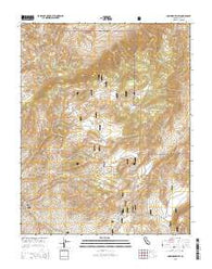 Cowhorn Valley California Current topographic map, 1:24000 scale, 7.5 X 7.5 Minute, Year 2015