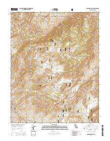 Cowhorn Valley California Current topographic map, 1:24000 scale, 7.5 X 7.5 Minute, Year 2015