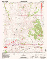 Cowtrack Mountain California Historical topographic map, 1:24000 scale, 7.5 X 7.5 Minute, Year 1994