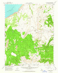 Cowtrack Mtn California Historical topographic map, 1:62500 scale, 15 X 15 Minute, Year 1962