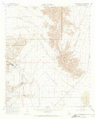 Coxcomb Mountains California Historical topographic map, 1:62500 scale, 15 X 15 Minute, Year 1963
